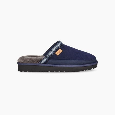 UGG Tasman Slip-On - Tøfler Herre - Mørke Blå (NO-B953)